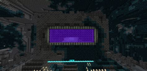 deep dark portal  Minecraft 1